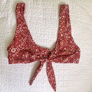 High rise thong bikini